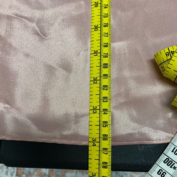 Inner Most Pink Satin Lace Short Gown Trad Wife Classy Size Medium - Picture 13 of 13